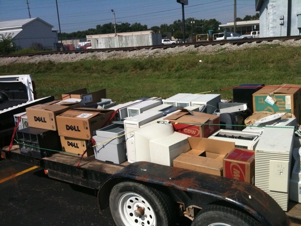 Image of A Recent Donated Computer Shipment