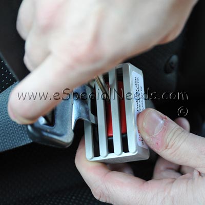 seat belt buckle guard