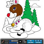 screen shot of Christmas: coloring book 