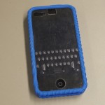 iphone with a Braille overlay