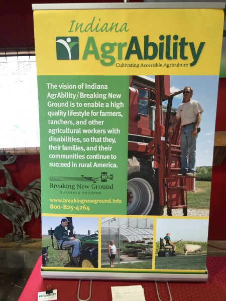 Indiana AgrAbility pull-up banner