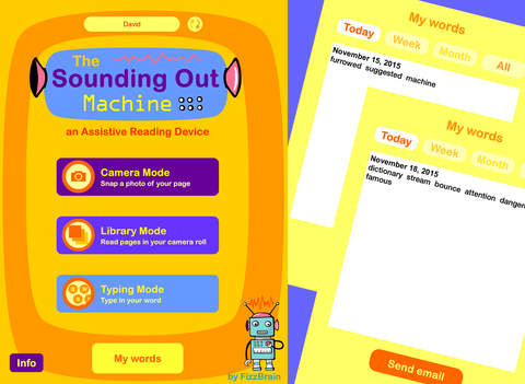 The Sounding Out Machine app