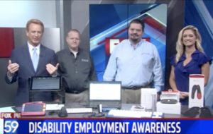 Fox 59 Interview - Disability Employment Awareness Month