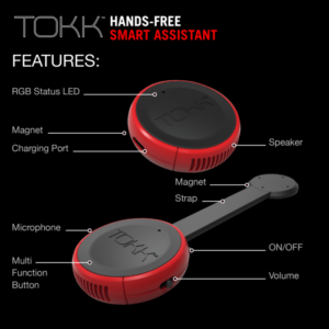 tokk smart bluetooth wearable assistant