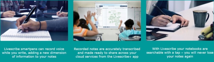 Livescribe screen shots