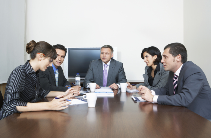Group of people in a meeting