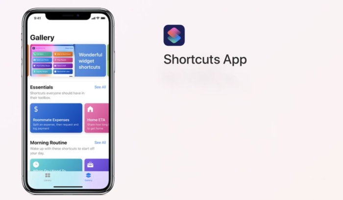 Siri shortcuts