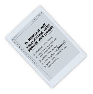 reMarkable tablet notes