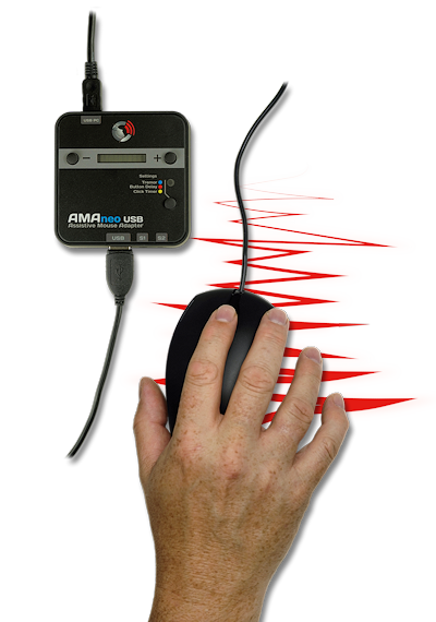 AMAneo device for hand tremors