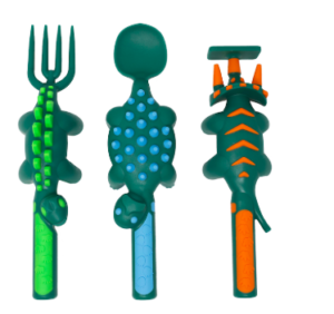 dino utensils for picky eaters