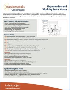 Ergonomics and Working from Home