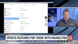 WTHR 13 - New iOS 13 Accessibility Features Interview