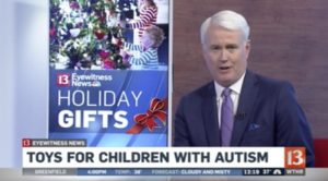 WTHR 13 - Toys for Children with Autism Interview