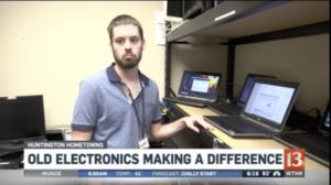 WTHR 13 - Spring Cleaning - old electronics making a difference interview