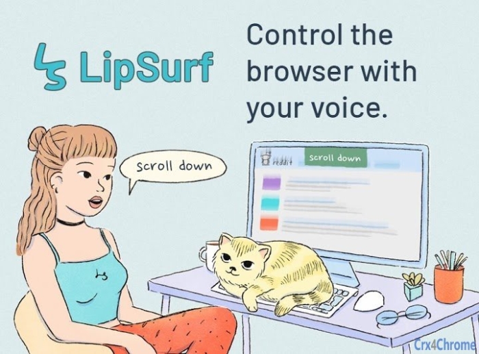 LipSurf voice control