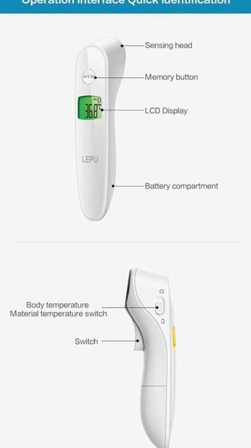 LEPU Infrared thermometer