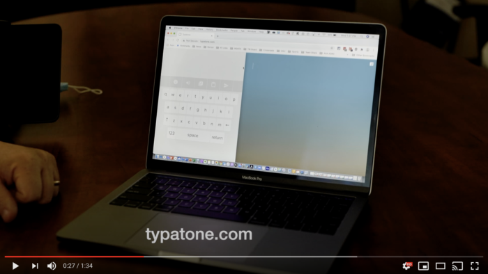 screenshot of typatone tech tip