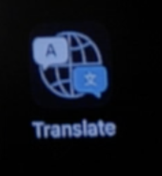 Screen shot of Translate app icon