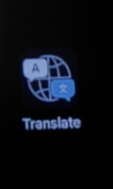 Screen shot of Translate app icon