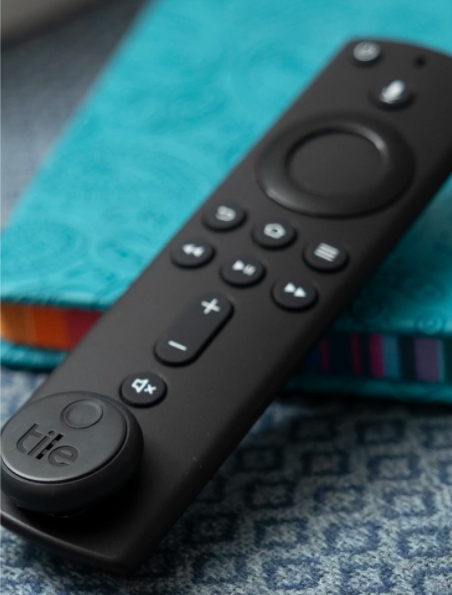 tile sticker on fire tv remote
