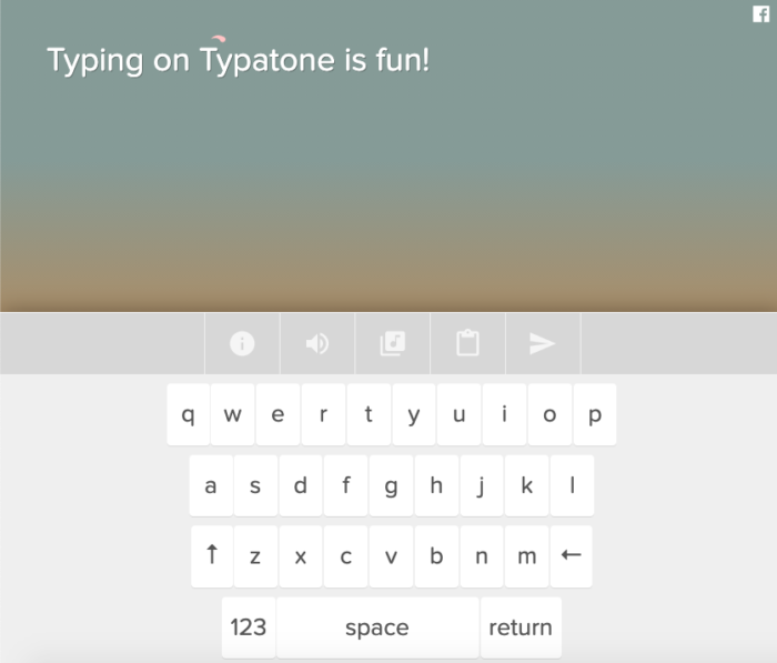 Typatone website example