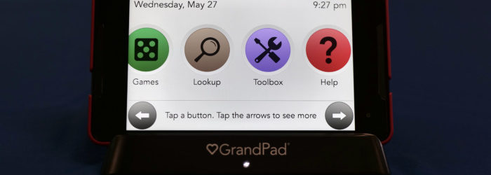 GrandPad tablet