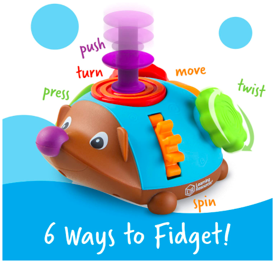 spike fine motor fidget friend toy