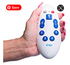 smpl universal big button tv remote