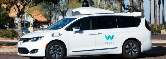 Waymo parked car