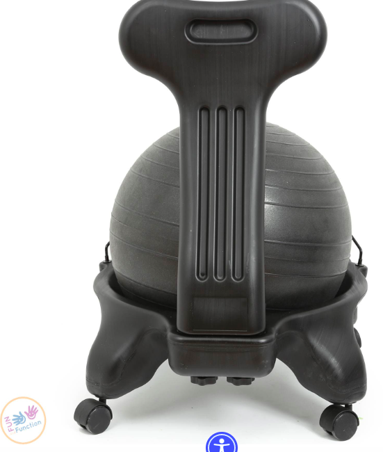 modern ball chair fidgeting solution