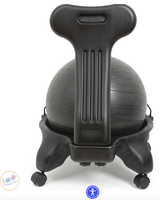 modern ball chair fidgeting solution