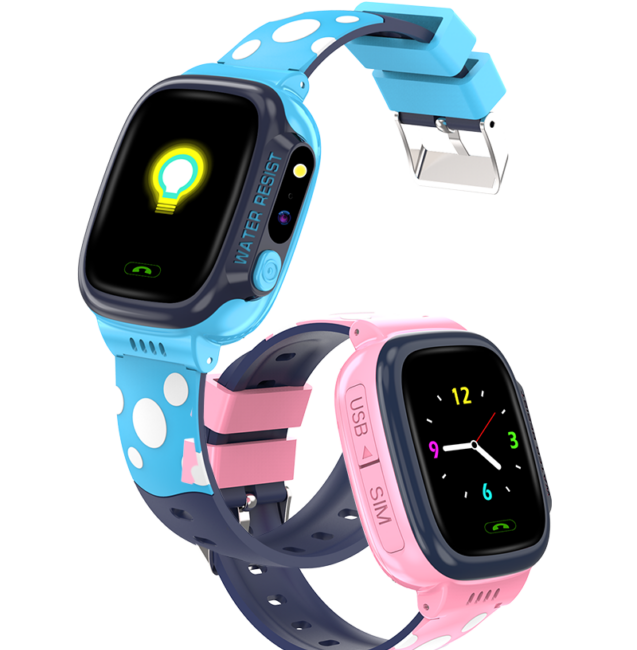 mpg kids smart watch blue pink