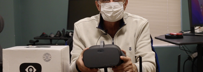 screenshot of Dennis McKinney demonstrating Vision Buddy