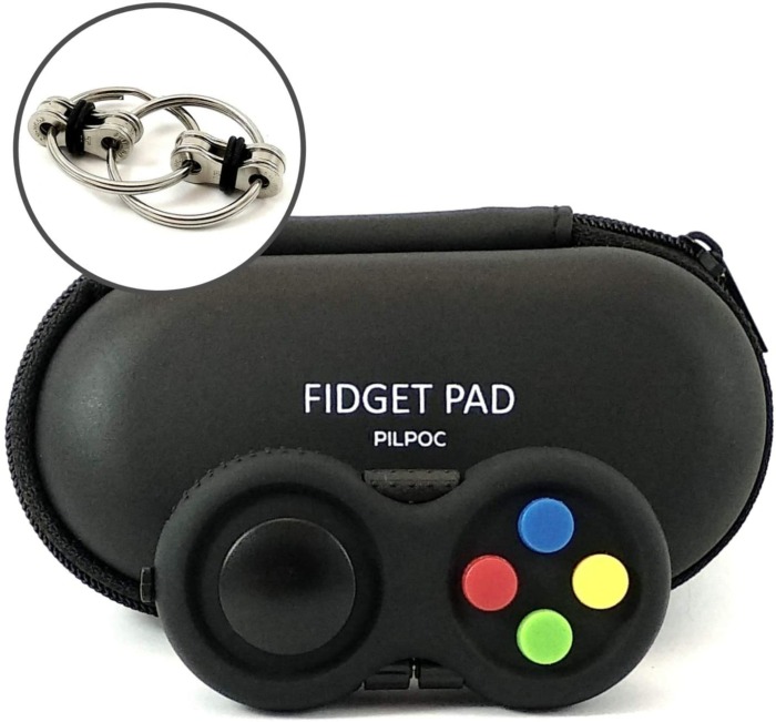 pilpoc fidget controller pad with case