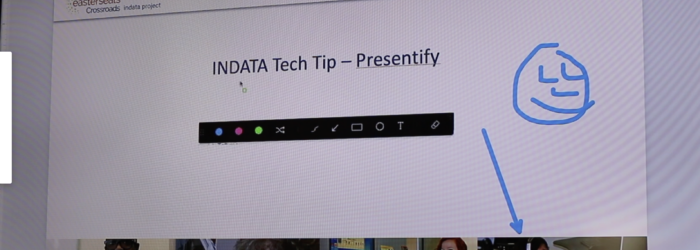 Screenshot of Presentify on a computer screen.