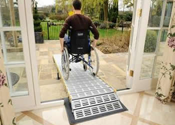 roll-a-ramp wheelchair ramp