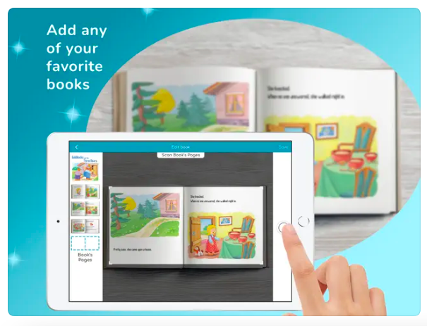 storyteller read aloud to kids app screenshot