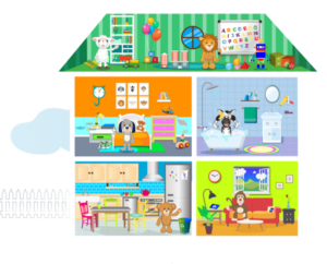 bluebee pals app house example