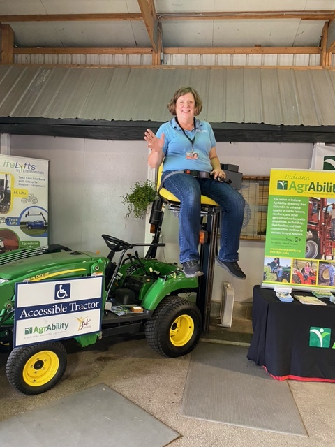 Lisa Becker on Life Essentials Tractor Lift