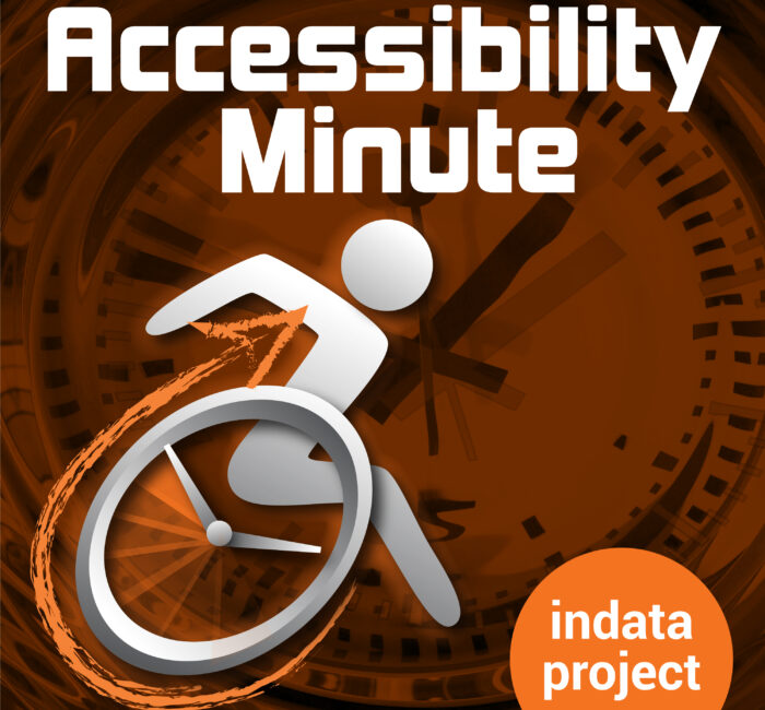 Accessibility Minute podcast Logo