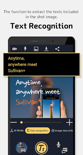 Sullivan+ text recognition