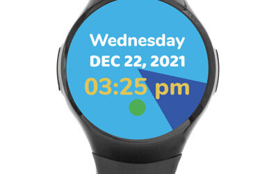 theora connect gps smartwatch screen