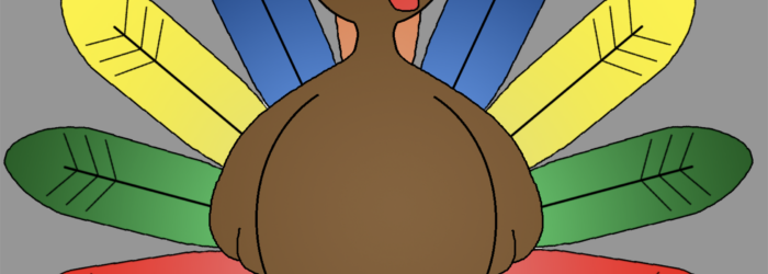 colorful turkey cartoon clip art