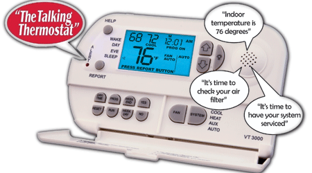 talking thermostat vt3000