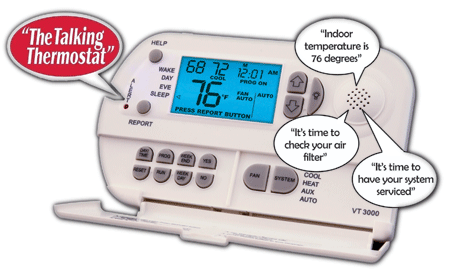 talking thermostat vt3000