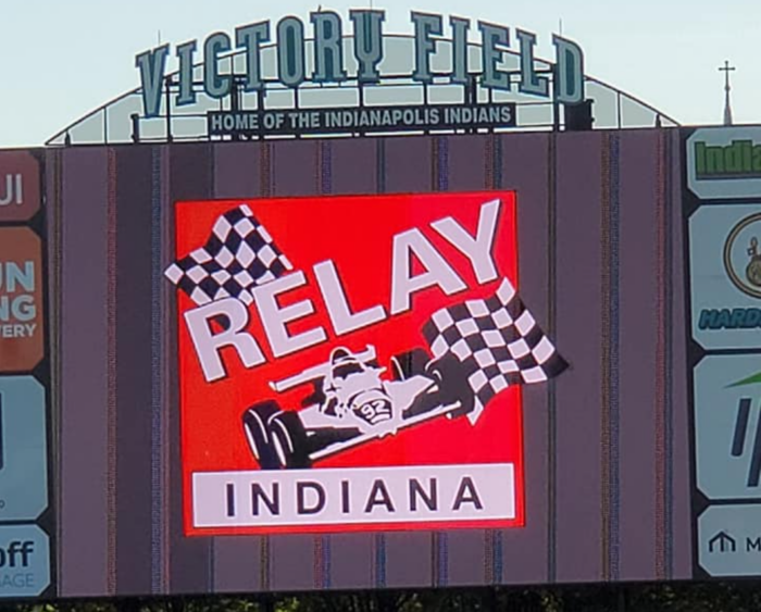 Relay Indiana at Indianapolis Indians game