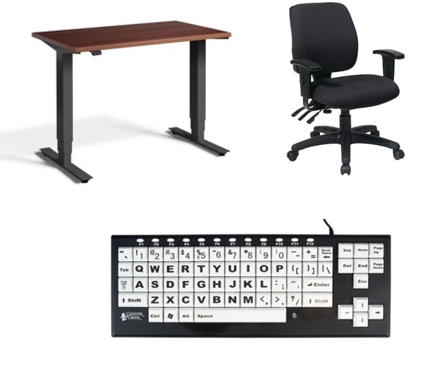 Accessible workstation features