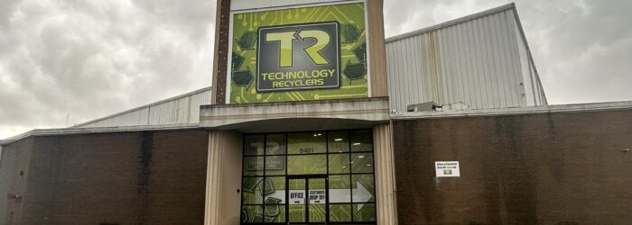 Front of Technology Recyclers building