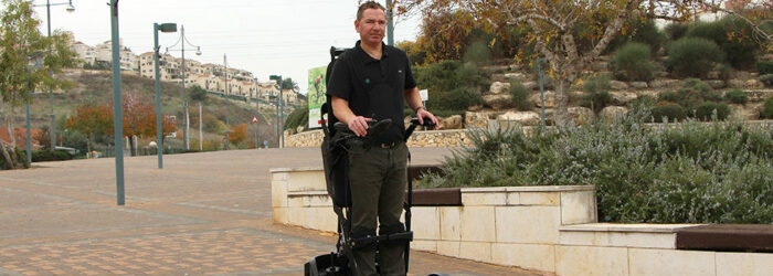 UPnRIDE Wheelchair in standing position