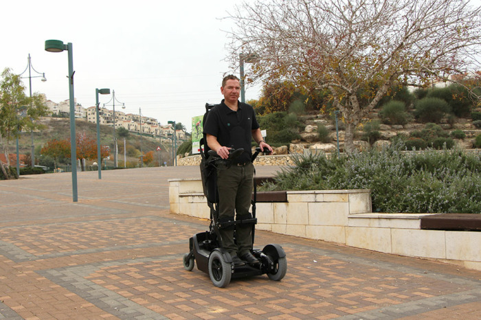 UPnRIDE Wheelchair in standing position